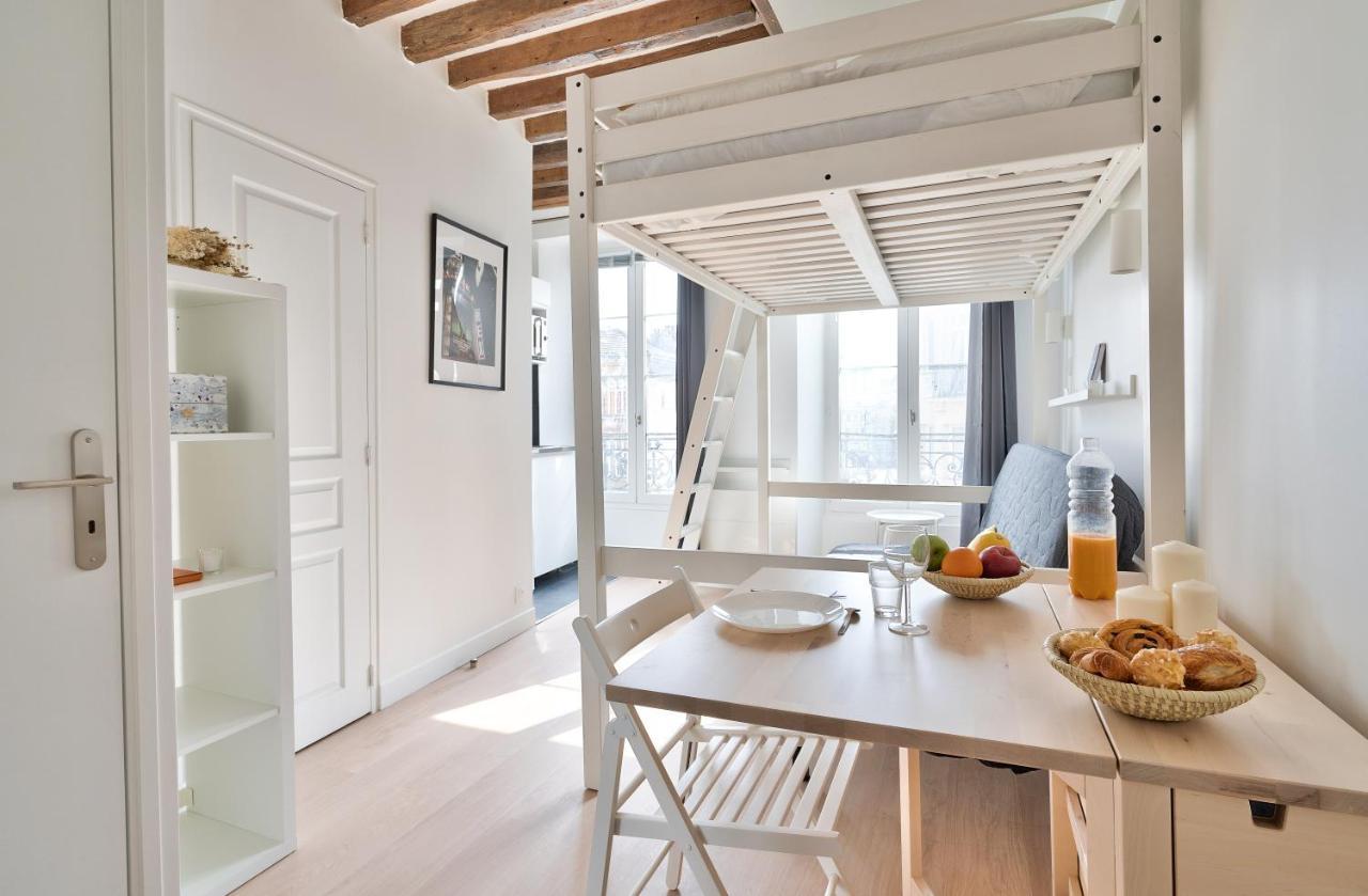 Stylish Mezzanine Studio In The Heart Of Paris 3F Exterior photo