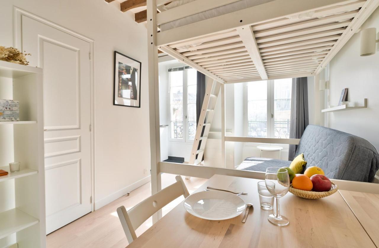 Stylish Mezzanine Studio In The Heart Of Paris 3F Exterior photo